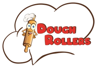 Dough Rollers: a cartoon baker with a rolling pin