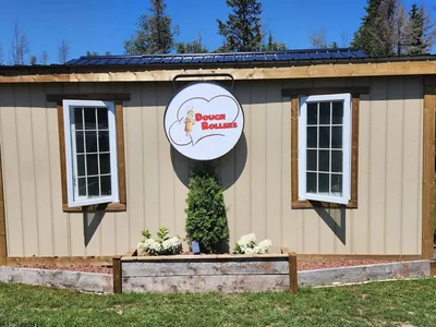 The Dough Rollers Cottage Bakery Store entrance