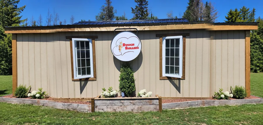 The Dough Rollers Cottage Bakery Store entrance